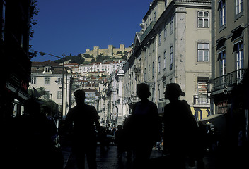 Image showing EUROPE PORTUGAL LISBON BAIXA CITY CENTRE