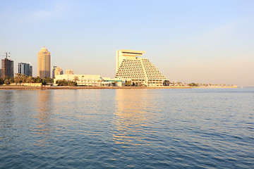 Image showing Doha hotel area