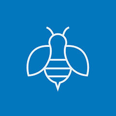 Image showing Bee line icon.