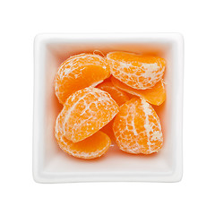 Image showing Peeled mandarin orange