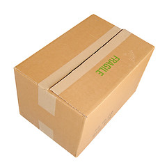 Image showing Parcel isolated over white