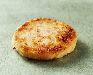 Image showing freshly baked cottage cheese pancake