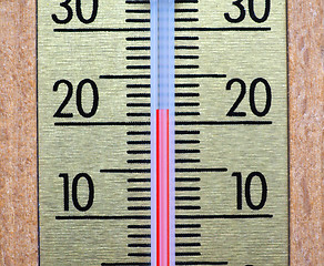 Image showing Thermometer for air temperature measurement