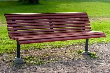 Image showing Bench in the park