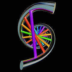 Image showing DNA structure model