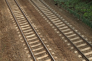 Image showing Parallel Railway Tracks