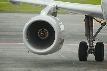 Image showing Airliner Jet Turbine