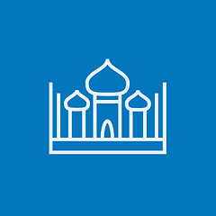 Image showing Mosque line icon.