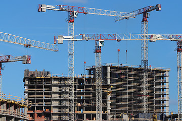 Image showing  Construction skyscrapers 