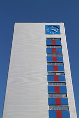 Image showing  blue clock tower