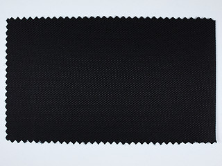 Image showing Black fabric sample