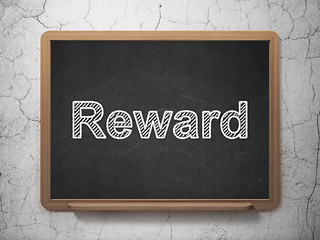 Image showing Business concept: Reward on chalkboard background