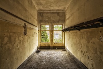 Image showing Abandoned building interior