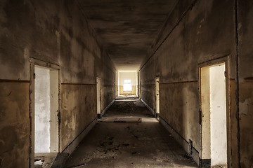 Image showing Abandoned building interior