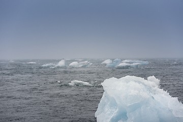 Image showing Icebergs at glacier lagoon 