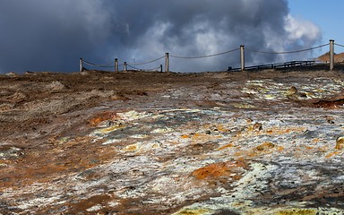 Image showing Geothermally active valley