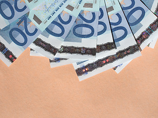 Image showing Twenty Euro notes