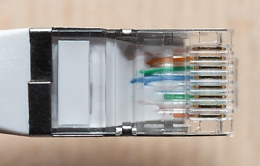 Image showing RJ45 ethernet plug