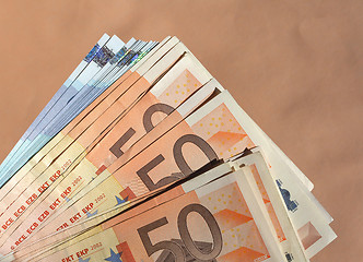 Image showing Fifty and Twenty Euro notes