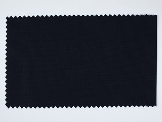 Image showing Black fabric sample