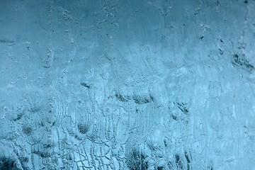 Image showing Blue icebergs closeup