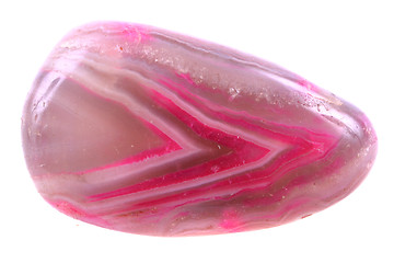 Image showing violet agate isolated