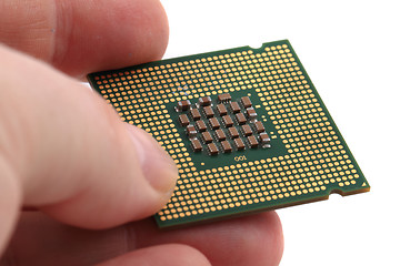 Image showing computer chip isolated