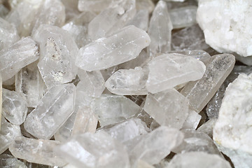 Image showing white rock-crystal background