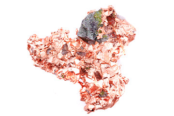 Image showing natural copper isolated