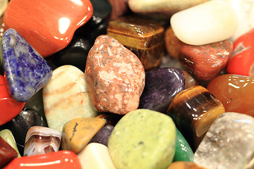 Image showing natural color gems background 