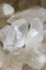 Image showing white rock-crystal background