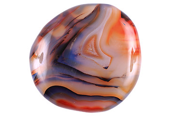 Image showing brown agate isolated