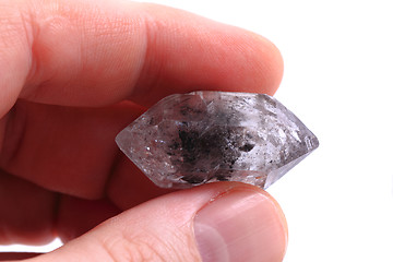 Image showing white rock-crystal isolated