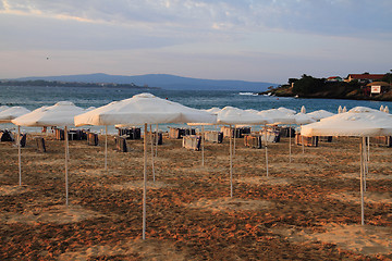 Image showing sunset on the Bulgarian Beach