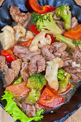 Image showing meat with vegetables