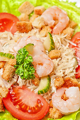 Image showing shrimp vegetable salad