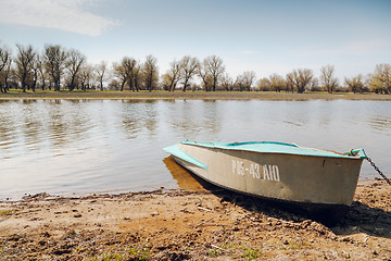 Image showing Boat at the riverside