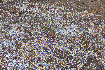 Image showing Confetti on the Street