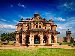 Image showing Lotus Mahal pavilion