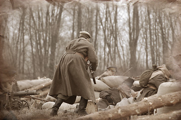 Image showing War reenacting