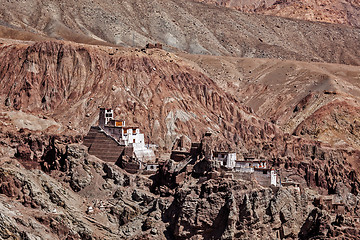 Image showing Basgo monastery. Ladakh, India