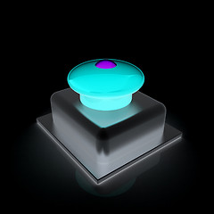 Image showing Emergency Button 3d icon