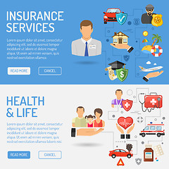 Image showing Insurance Services Banners