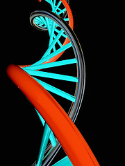 Image showing DNA structure model