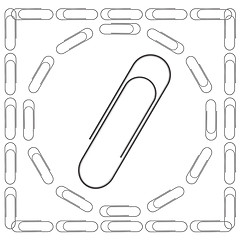 Image showing Set of  Paper Clips