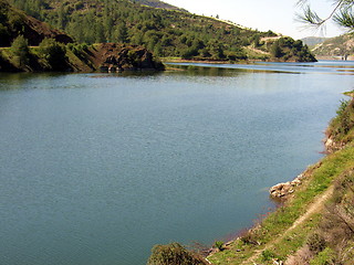 Image showing Lake side view. Cyprus