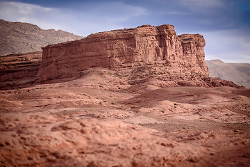 Image showing Nomad Valley in Atlas Mountains, Morocco