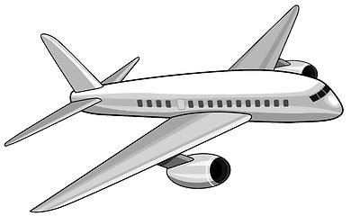 Image showing Airplane in flight