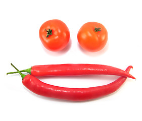 Image showing vegetable smiley