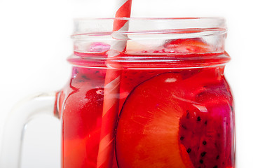 Image showing fresh fruit punch drink